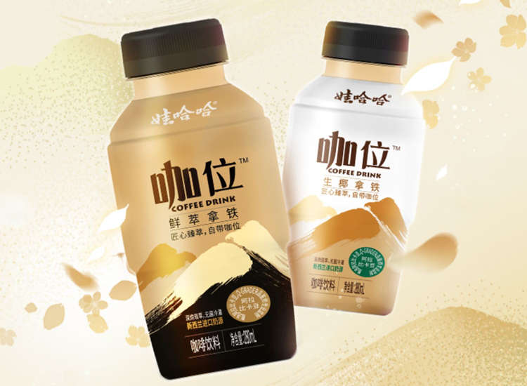 娃哈哈咖位配料表及保质期多久，娃哈哈咖位鲜萃生椰拿铁即饮提神咖啡280ml*15瓶整箱