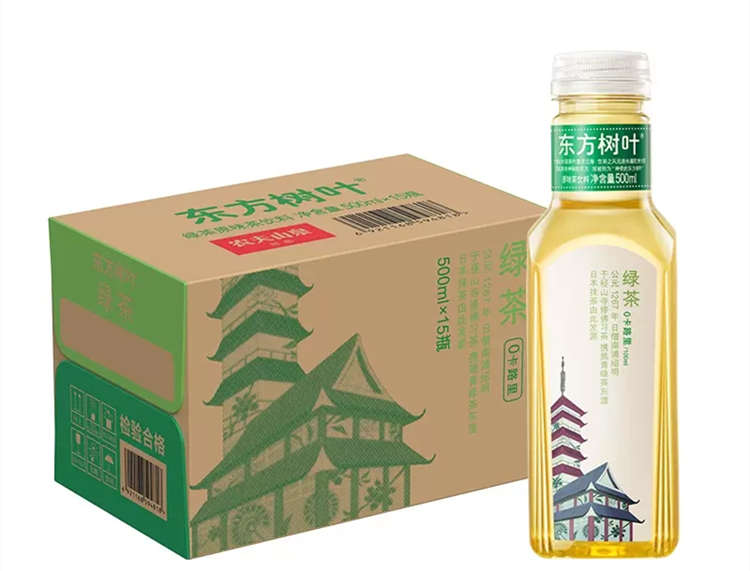 东方树叶绿茶配料表及保质期多久，农夫山泉东方树叶绿茶500ml无糖茶饮料