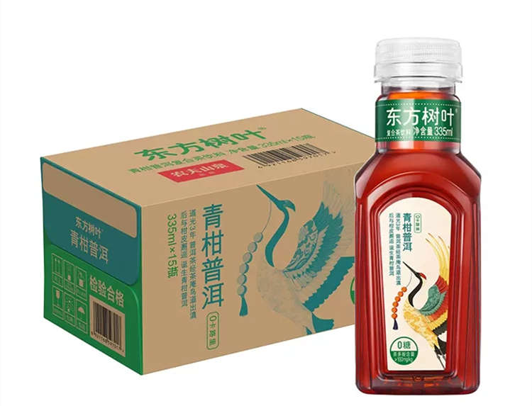 东方树叶??青柑普洱配料表及保质期多久，农夫山泉东方树叶青柑普洱茶335ml