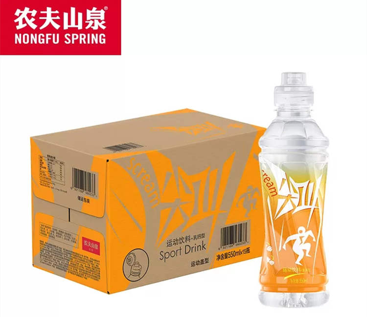 农夫山泉黄色尖叫???乳钙型配料表及保质期多久，尖叫功能饮料乳钙型柑橘味550ml