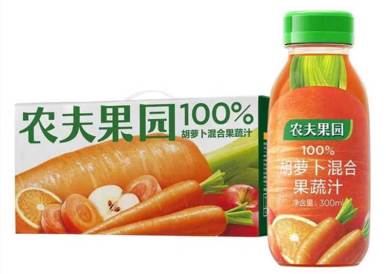 农夫果园??胡萝卜汁配料表及保质期多久，农夫果园100%胡萝卜300ml