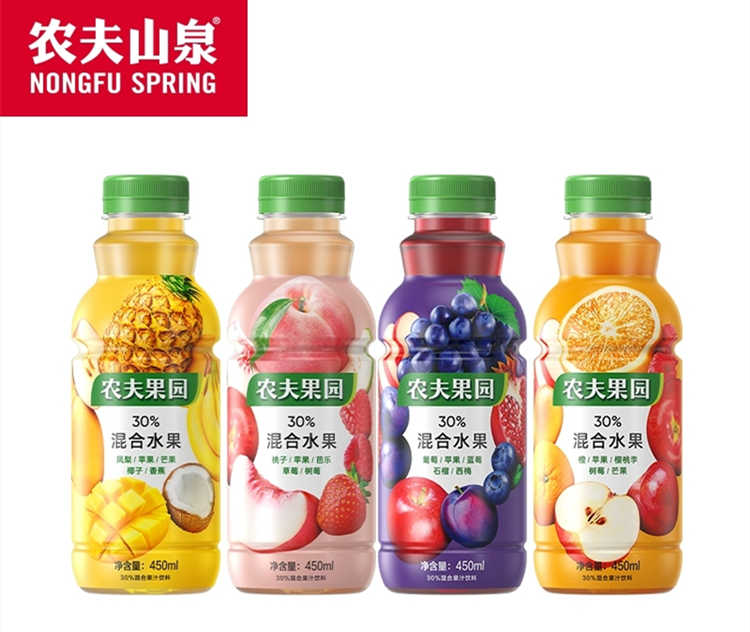 农夫果园??混合口味配料表及保质期多久，农夫果园30%混合口味450ml