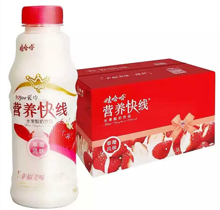 营养快线红枣枸杞味配料表及保质期多久，娃哈哈营养快线水果酸奶饮品红枣味500g