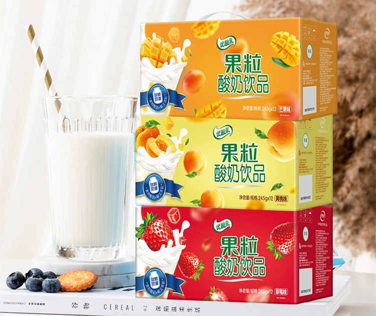 优酸乳芒果味配料表及保质期多久，伊利优酸乳果粒酸奶245g芒果牛奶