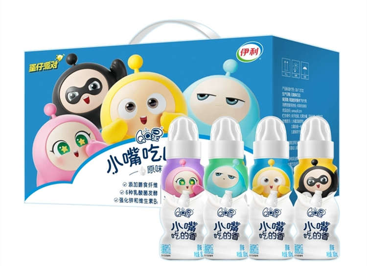 QQ星小嘴吃的香儿童奶乳酸菌配料表及保质期多久，伊利QQ星小嘴吃的香乳酸菌