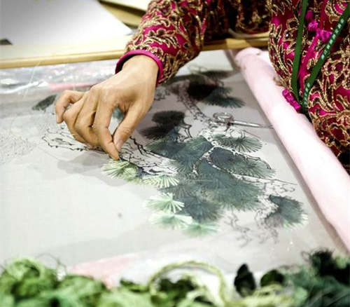 ??温州瓯绣怎么样，??浙江瓯绣图片土特产简介