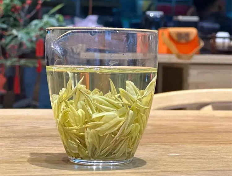 奶白茶是什么颜色，安吉奶白茶茶汤颜色清澈