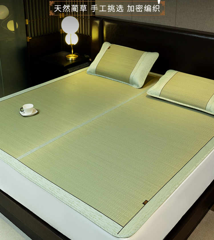 老席匠蔺草席凉席夏天婴儿可用1.8m米可折叠水洗夏季老式天然席子