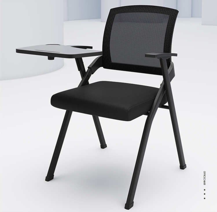 折叠培训椅带桌板会议椅带写字板桌椅一体会议室开会椅培训班椅子