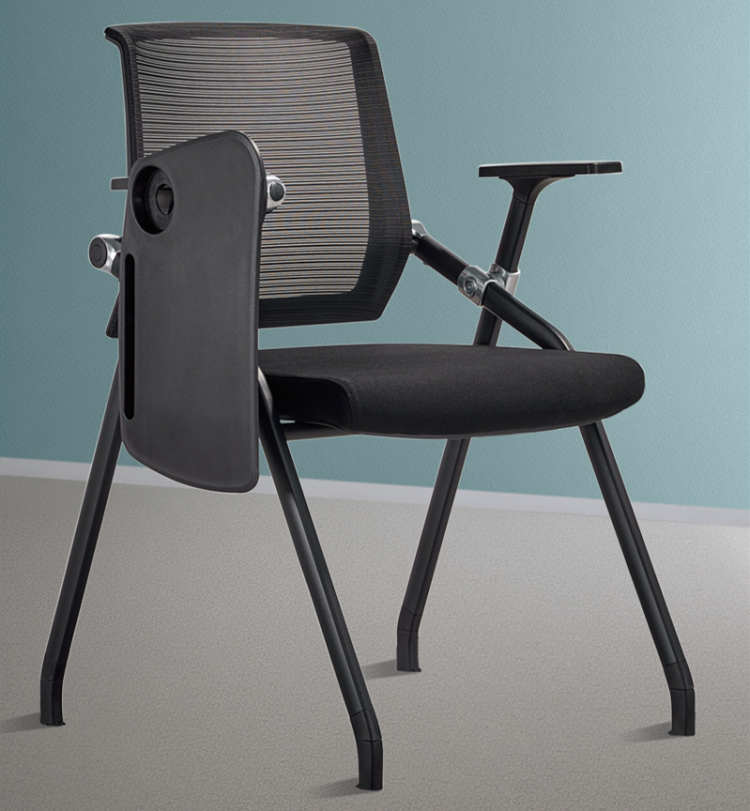 折叠培训椅带桌板会议椅带写字板桌椅一体会议室开会椅培训班椅