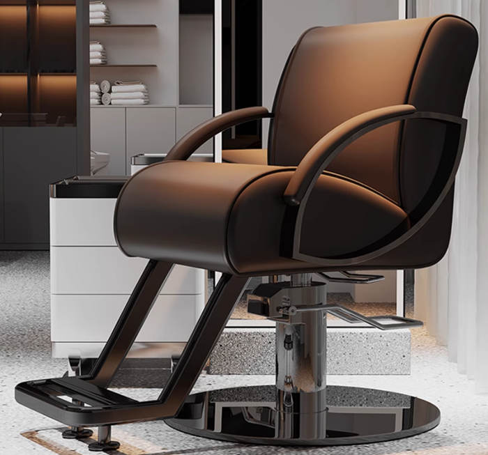 发廊专用椅美发店专用弹簧坐垫椅烫染区高端理发店座椅