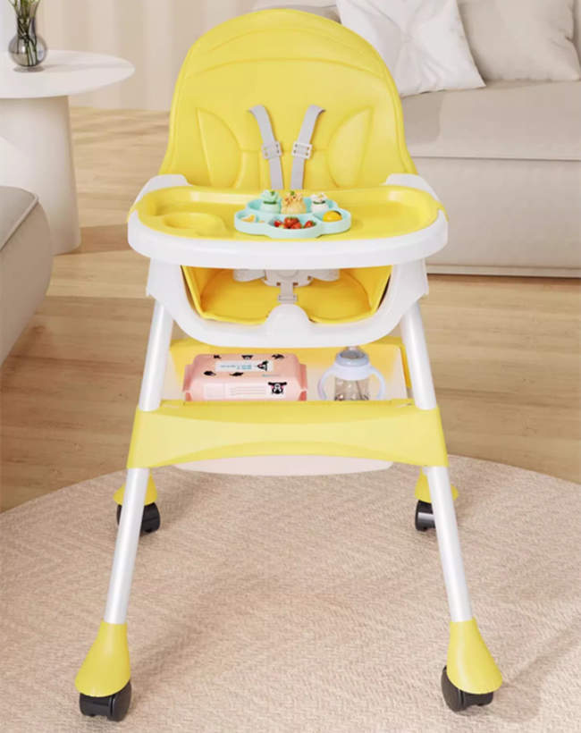 宝宝餐椅可折叠宝宝椅家用便携式儿童饭桌
