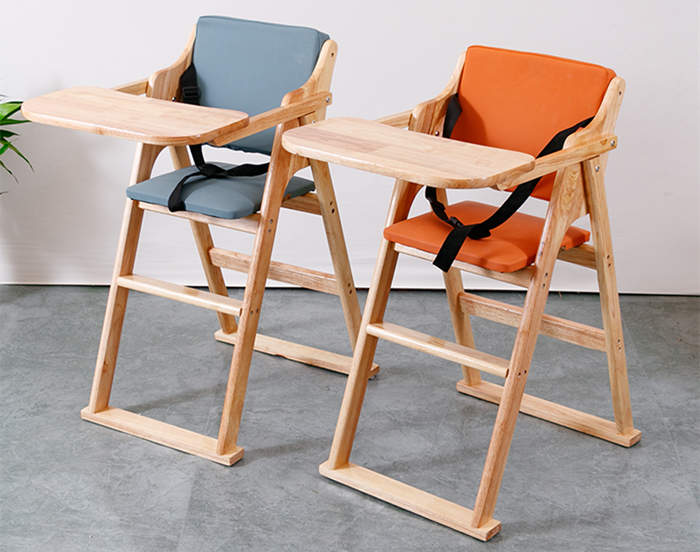 实木宝宝儿童餐椅可折叠便携式儿童餐椅