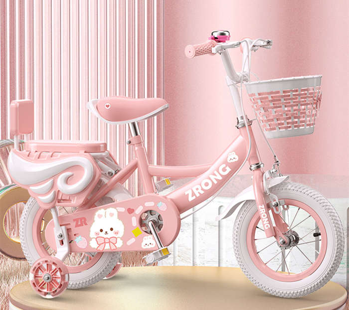 儿童自行车女孩3岁到6岁8-10新款女童宝宝脚踏单车