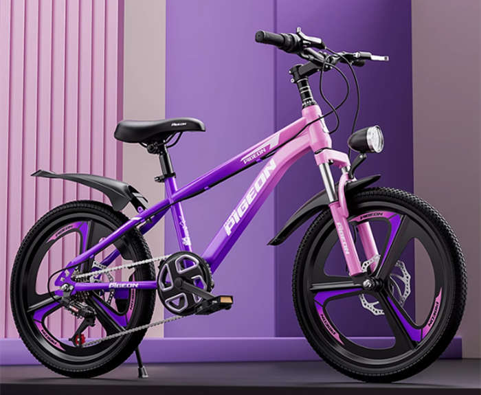 飞鸽牌自行车儿童女孩6到12-15岁小学生变速山地车