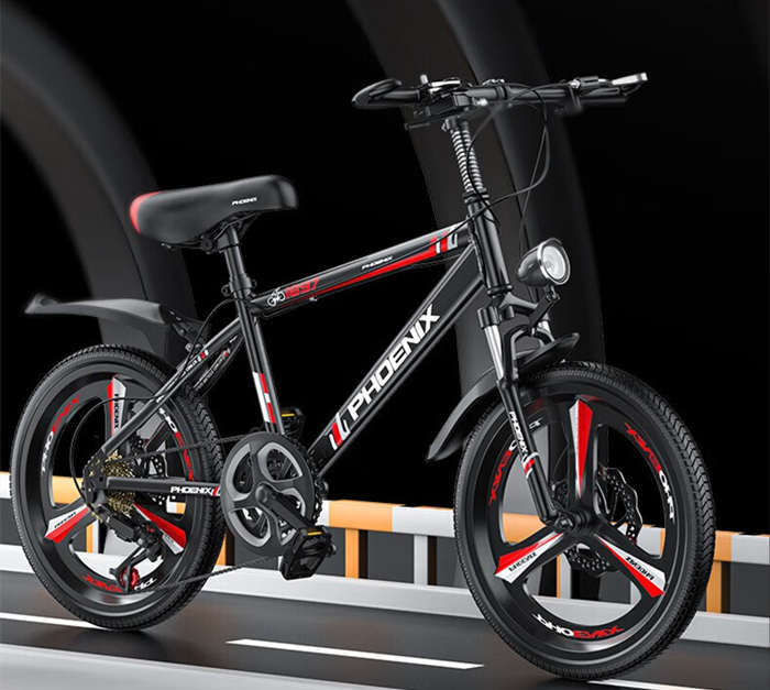 凤凰牌儿童自行车6-8-10-12-15岁小学生变速山地车