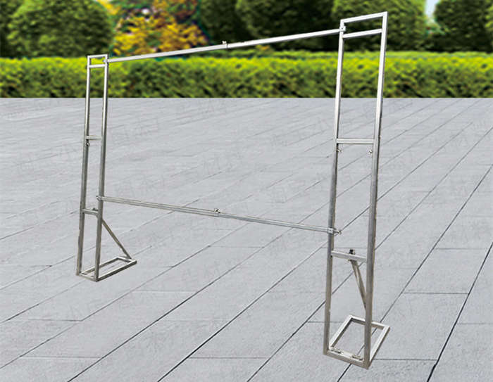 门型伸缩桁架背景架2.8米拉伸海报KT板展架